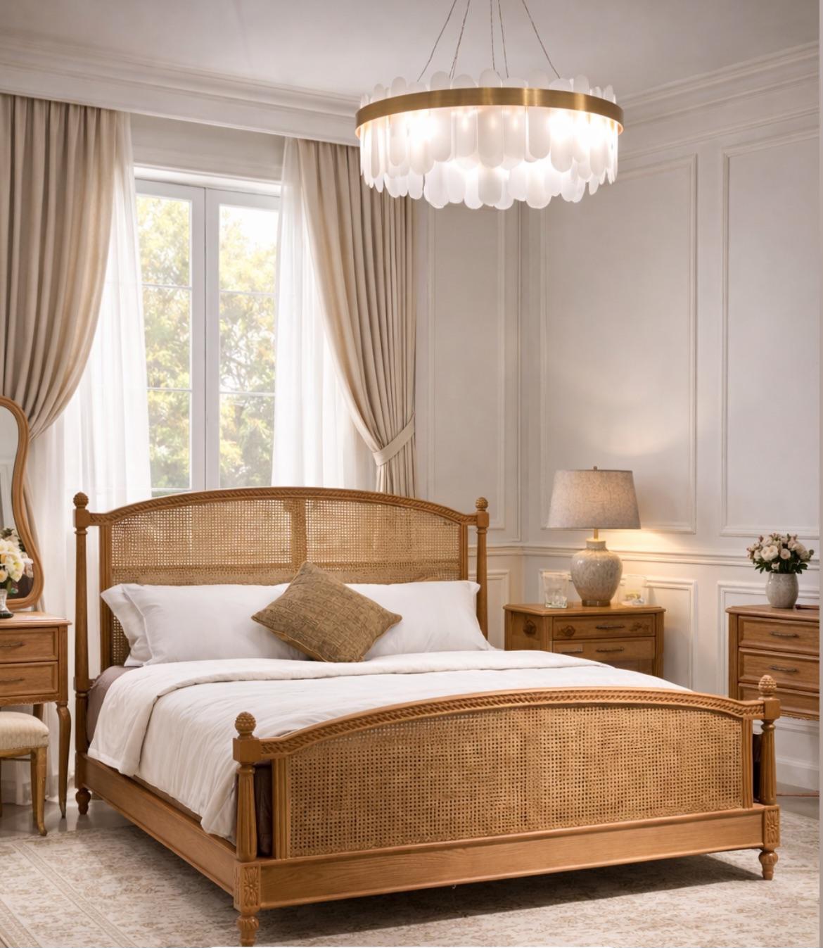 سرویس خواب کاجی ایتالیایی ( حصیری )